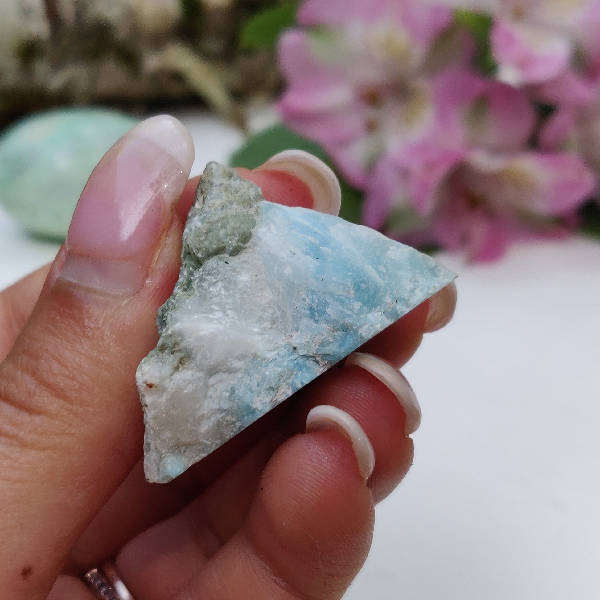 Polished Larimar Slab (#3) - Simply Affinity