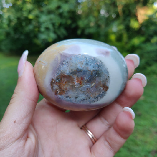 Polychrome Jasper Palm Stone (#19) - Simply Affinity