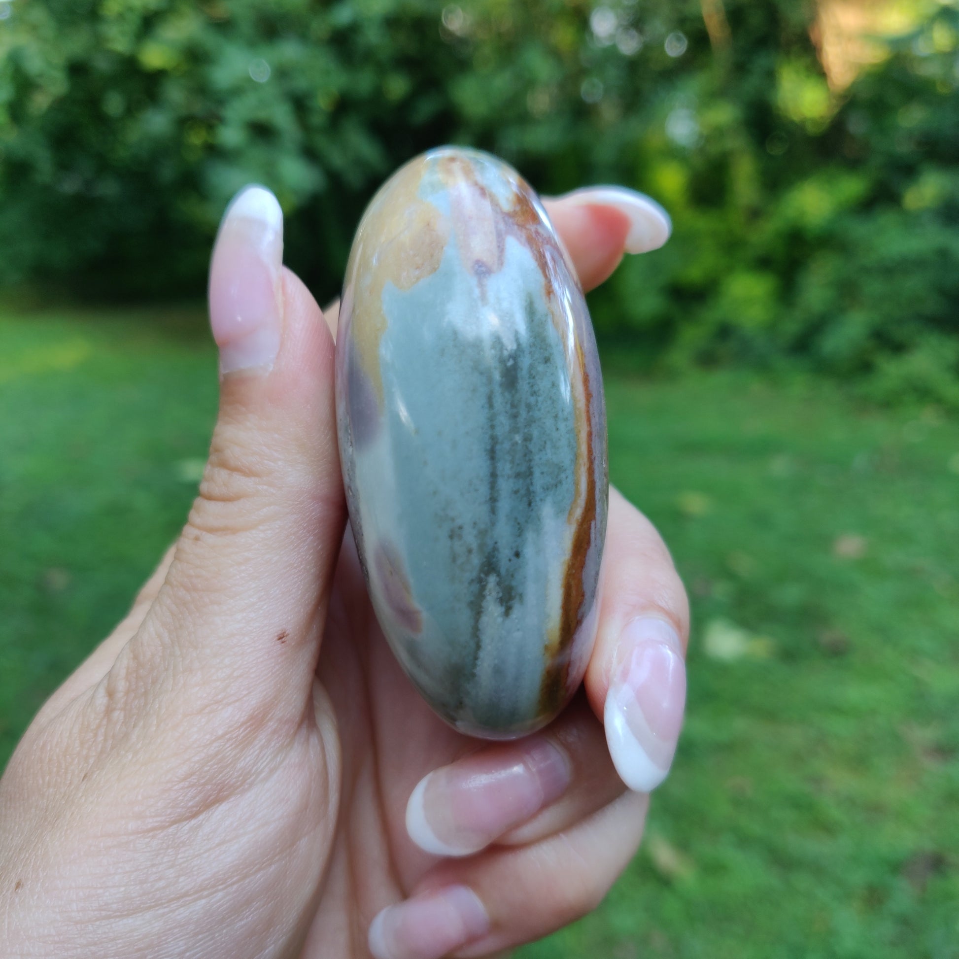 Polychrome Jasper Palm Stone (#19) - Simply Affinity