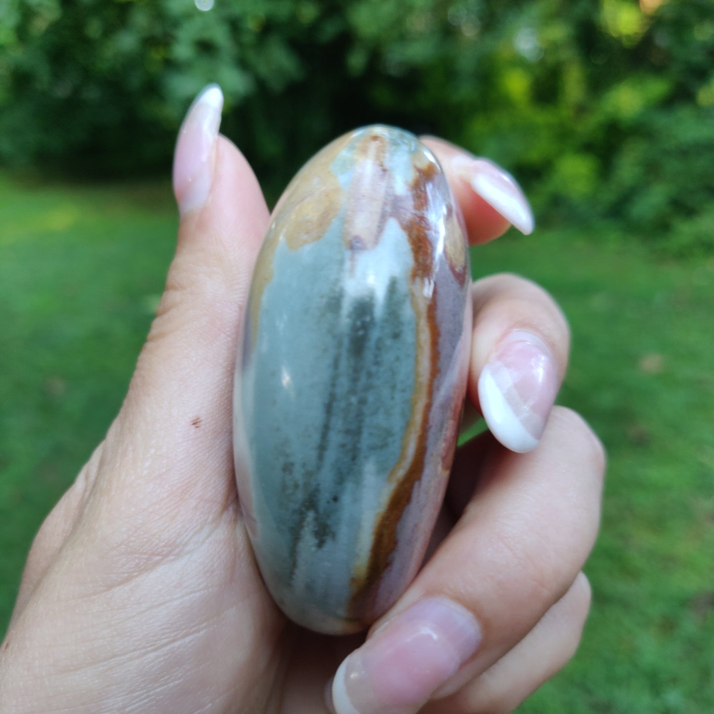 Polychrome Jasper Palm Stone (#19) - Simply Affinity