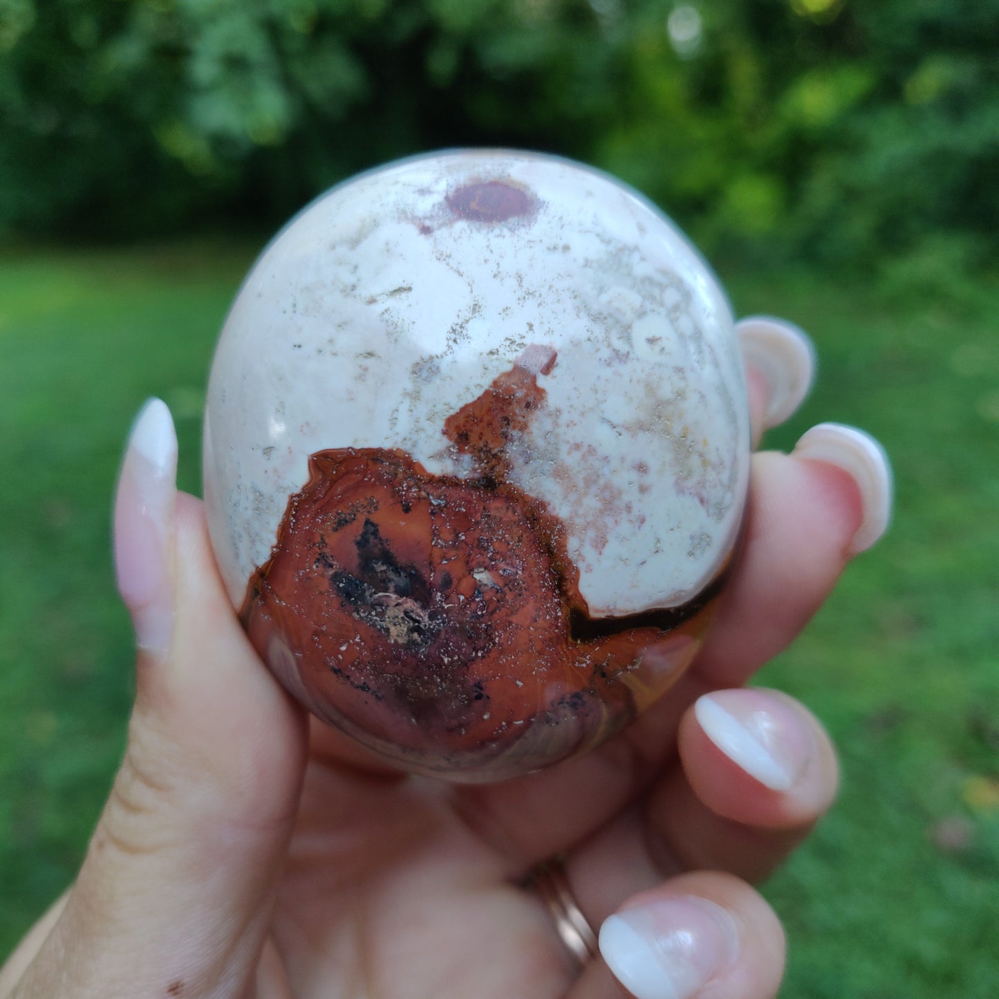 Polychrome Jasper Palm Stone (#20) - Simply Affinity