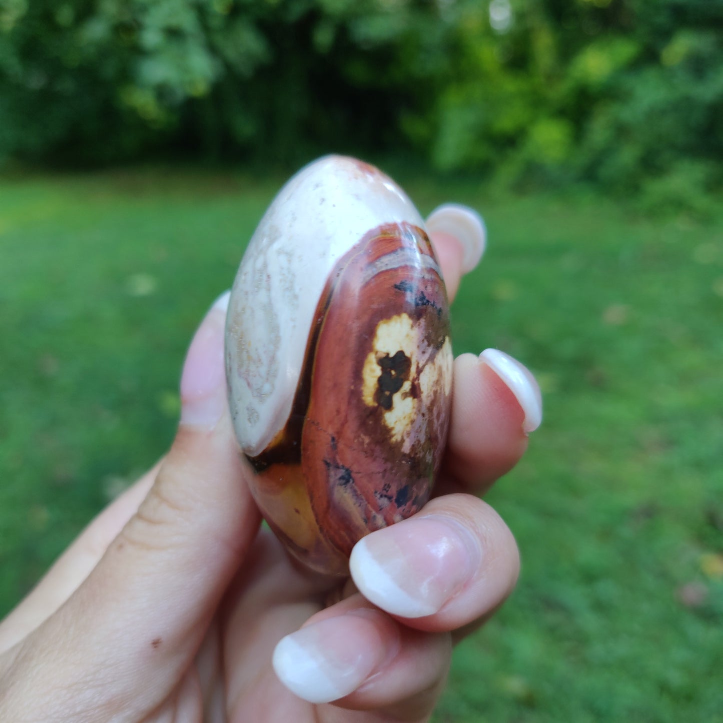 Polychrome Jasper Palm Stone (#20) - Simply Affinity