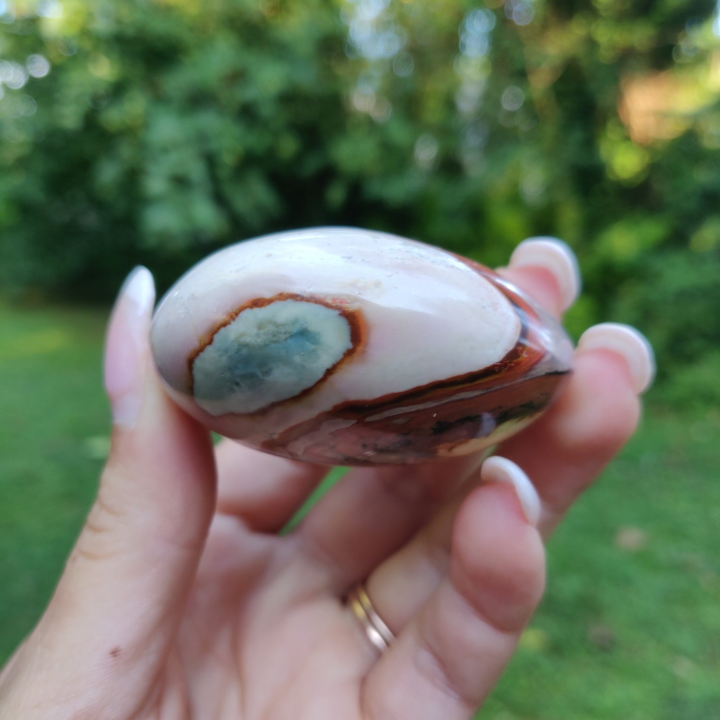 Polychrome Jasper Palm Stone (#20) - Simply Affinity