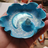 Quartz Moon Blue Polymer Clay Trinket Dish - Simply Affinity