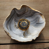 Marbled Trinket Dish with Quartz - Simply Affinity