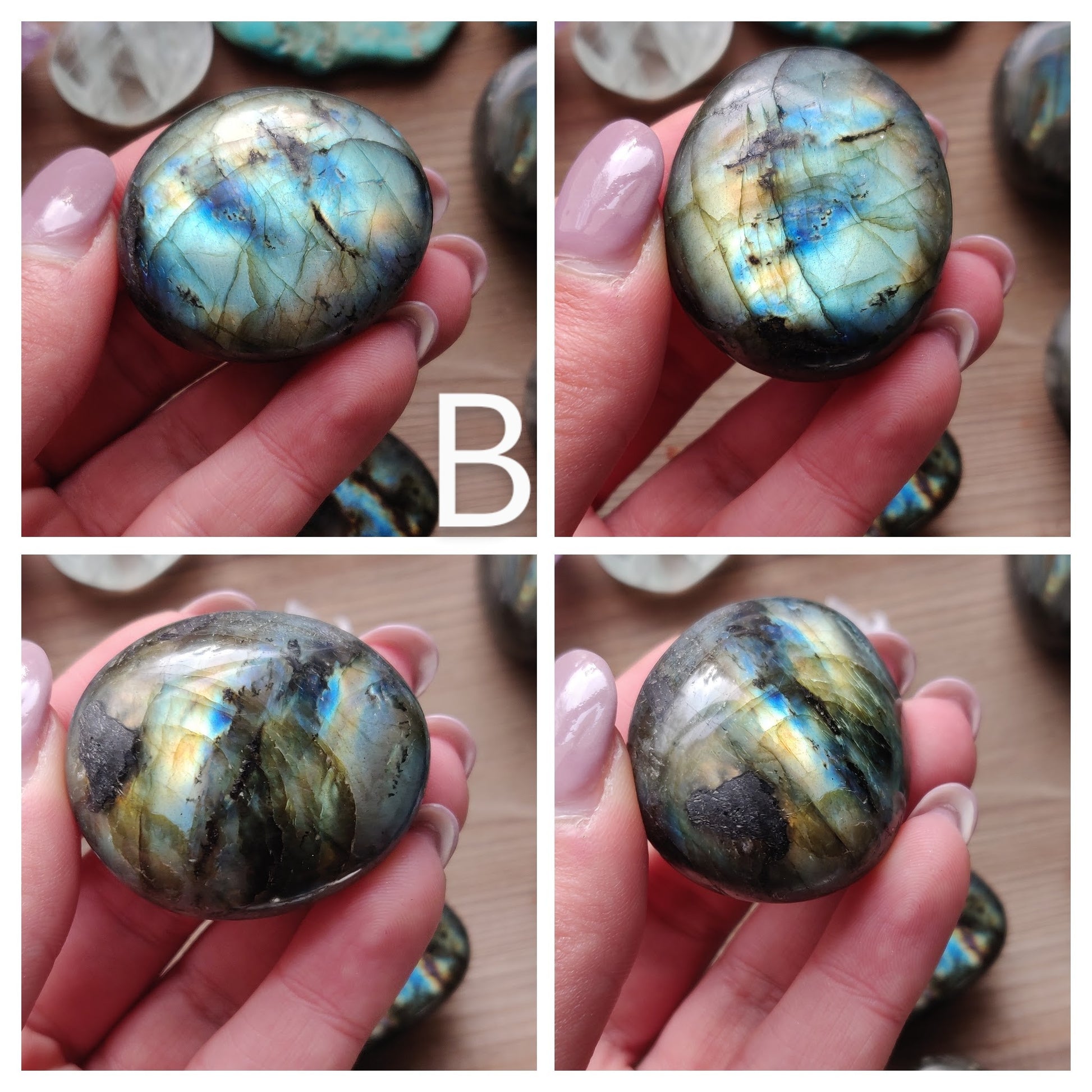 Choose your Labradorite Palm Stone (#A1-L1) - Simply Affinity