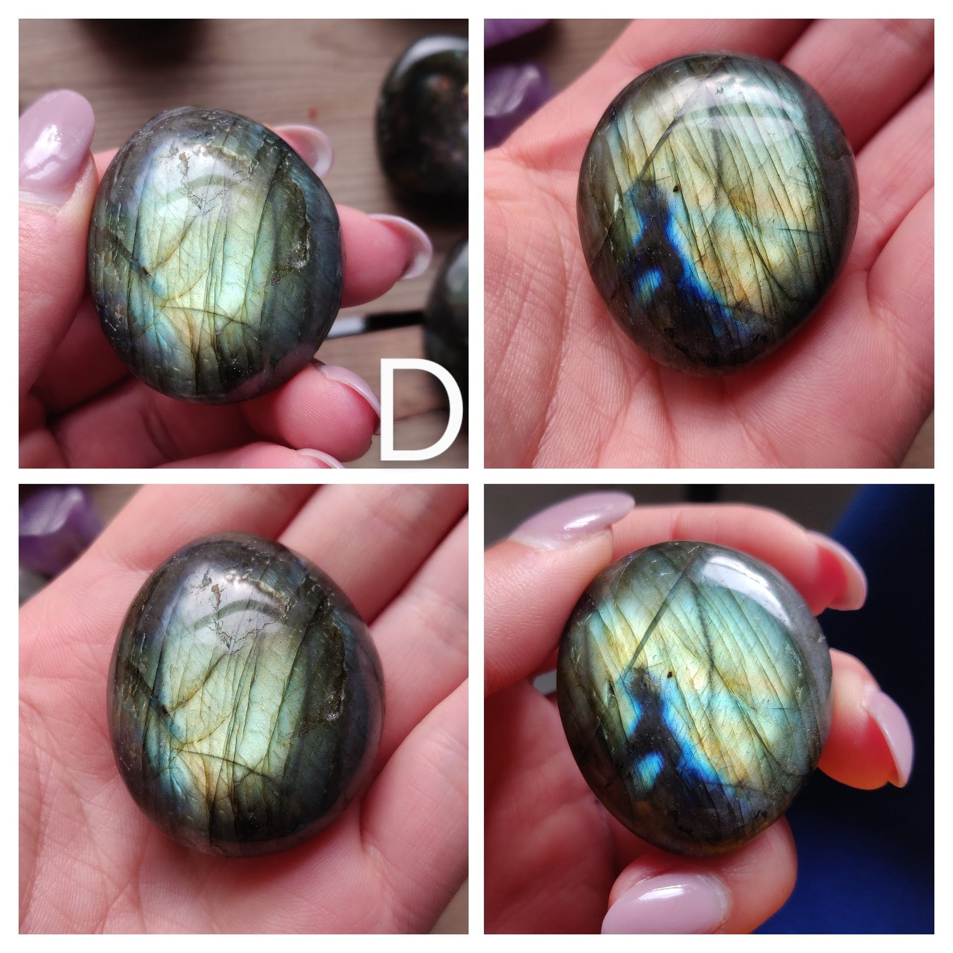 Choose your Labradorite Palm Stone (#A1-L1) - Simply Affinity