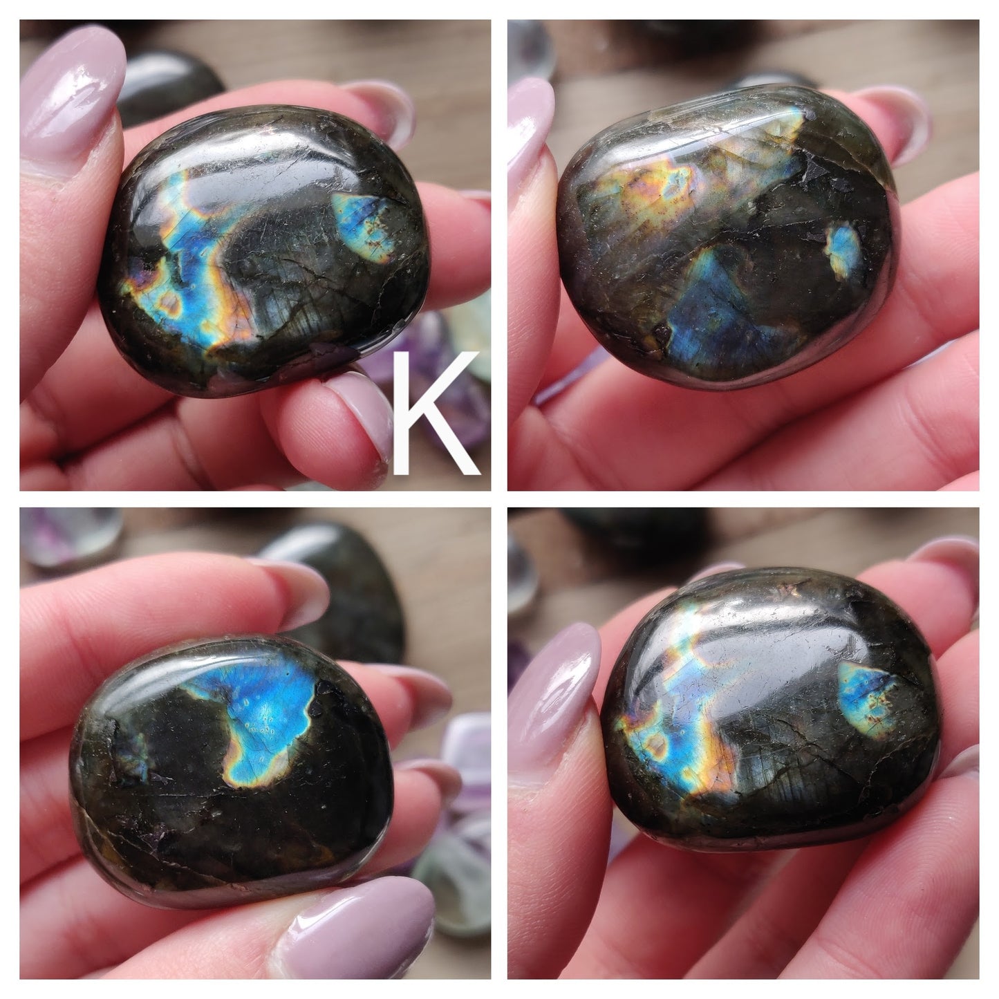Choose your Labradorite Palm Stone (#A1-L1) - Simply Affinity