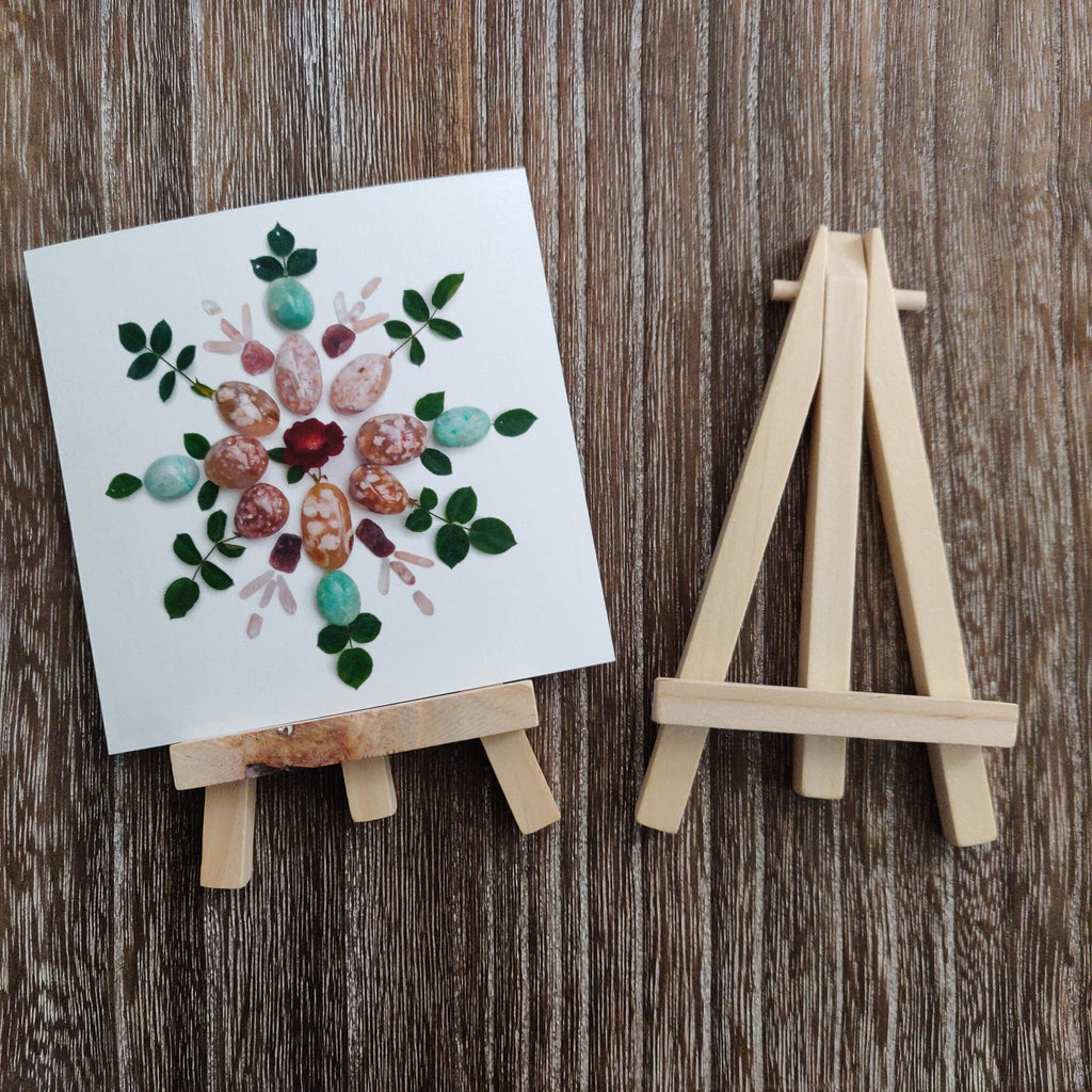 Add a Mini Easel to your 4x4 Crystal Grid Art Print – Simply Affinity