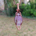Handmade Wire-Wrapped Amethyst Pendant - Ready to Ship - Simply Affinity