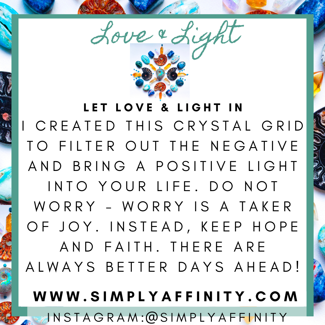 8x8 Crystal Grid Art Prints - Simply Affinity