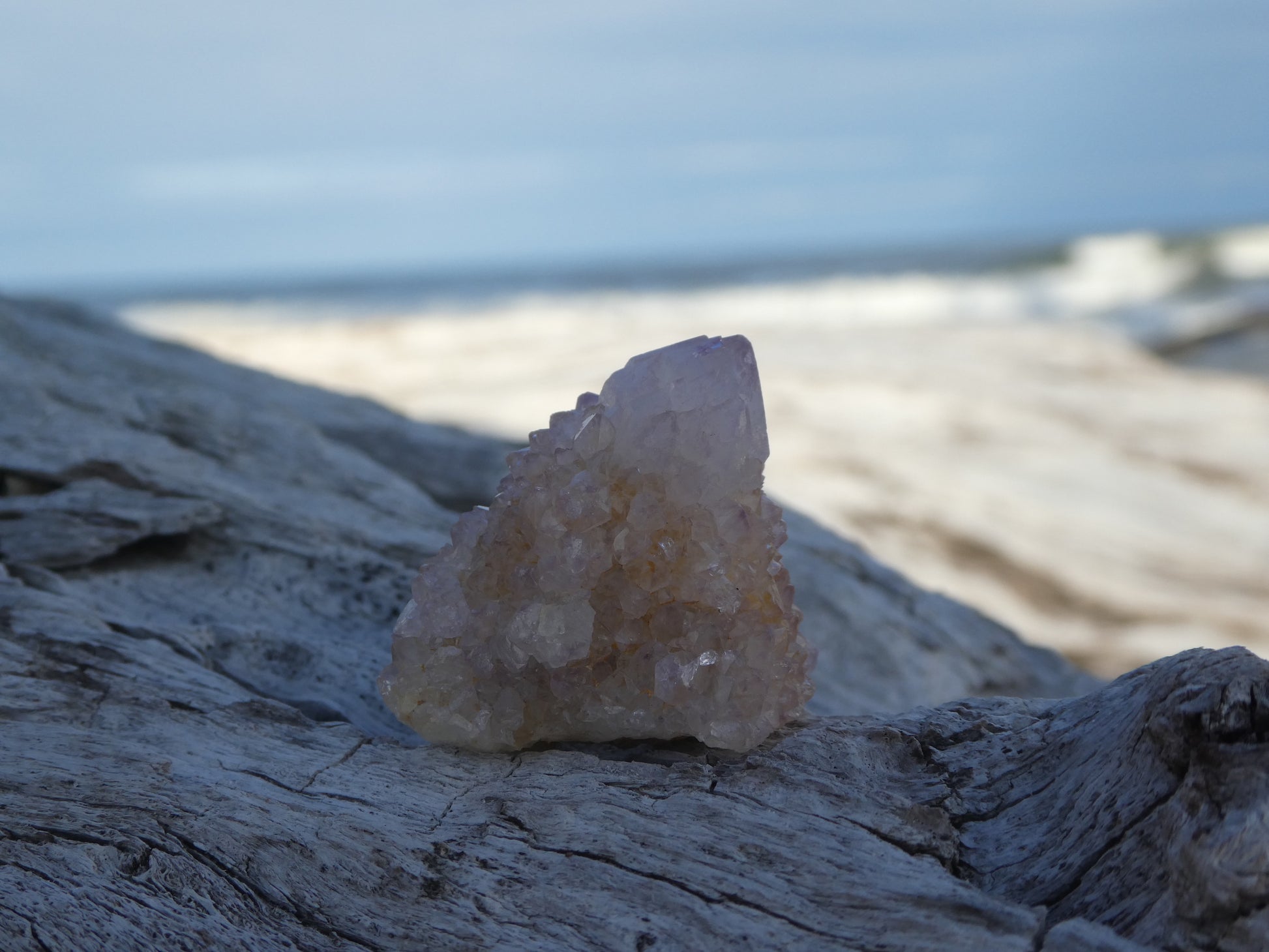 Amethyst Spirit Quartz Point, Amethyst Cactus Quartz (#9) - Simply Affinity
