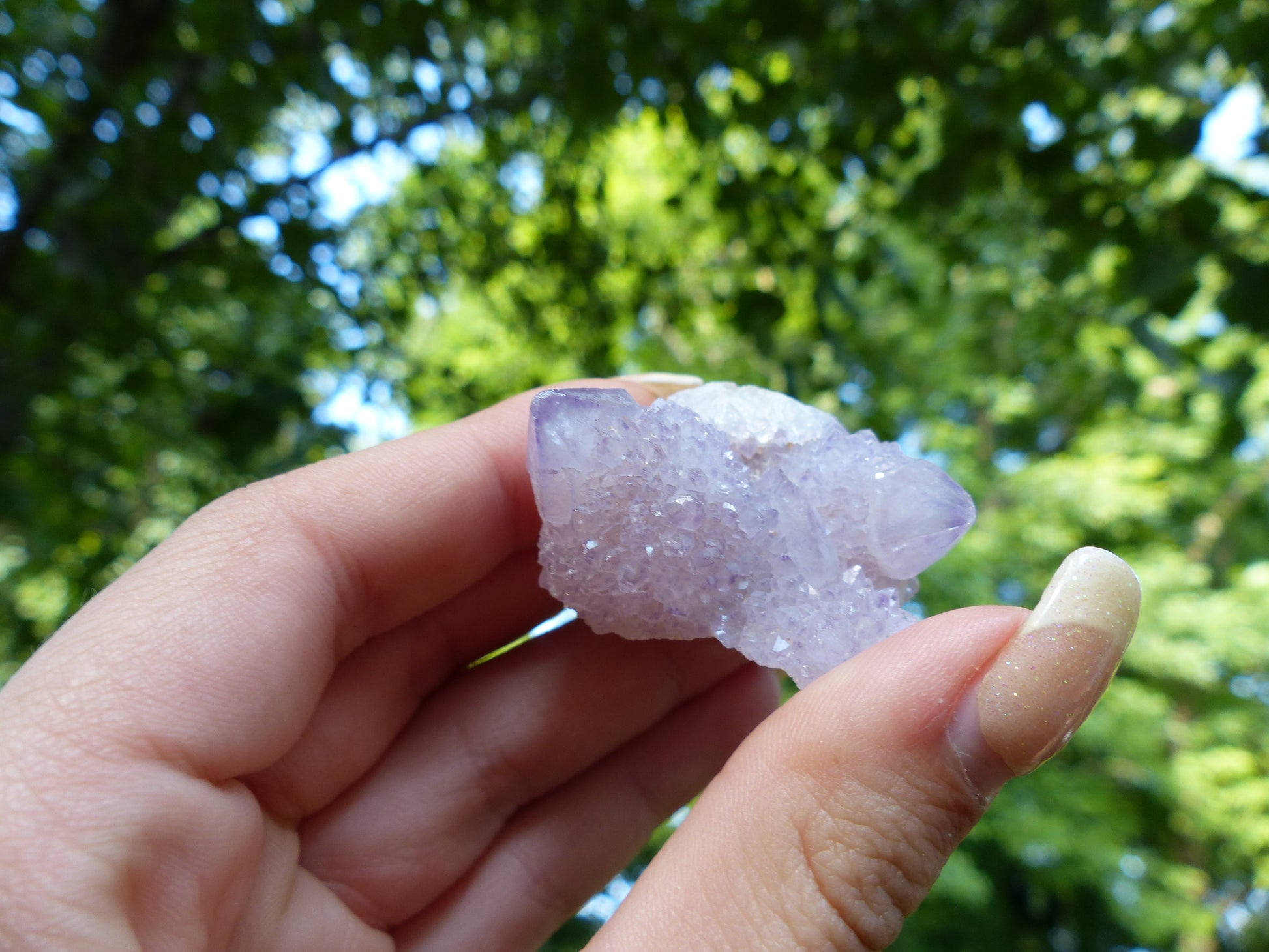 Amethyst Spirit Quartz Cluster, Amethyst Cactus Quartz (#4) - Simply Affinity
