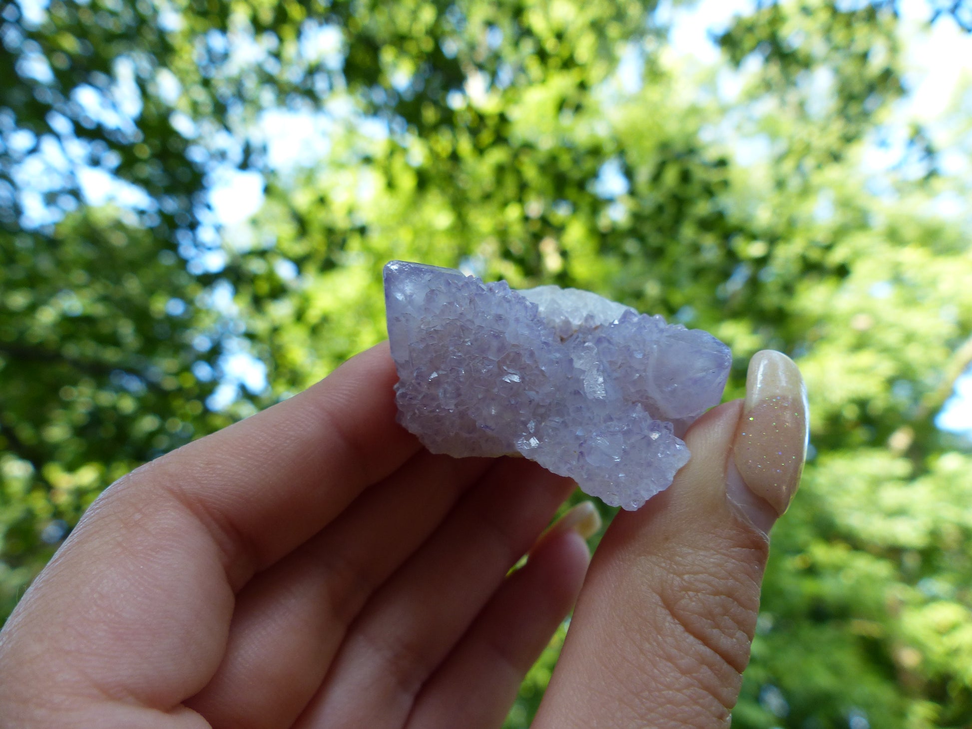Amethyst Spirit Quartz Cluster, Amethyst Cactus Quartz (#4) - Simply Affinity
