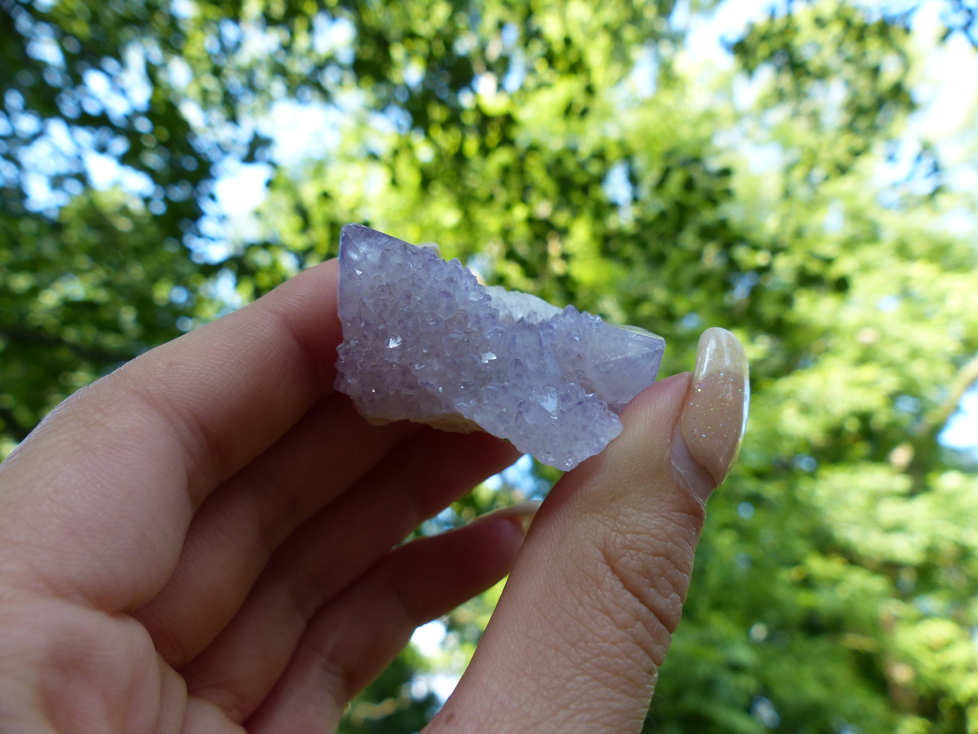Amethyst Spirit Quartz Cluster, Amethyst Cactus Quartz (#4) - Simply Affinity