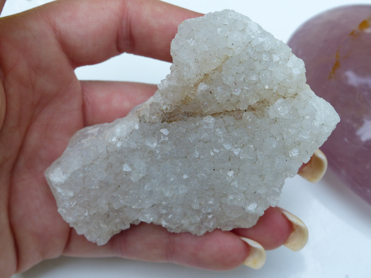 Anandalite Cluster, Natural Aurora Quartz Cluster - Simply Affinity