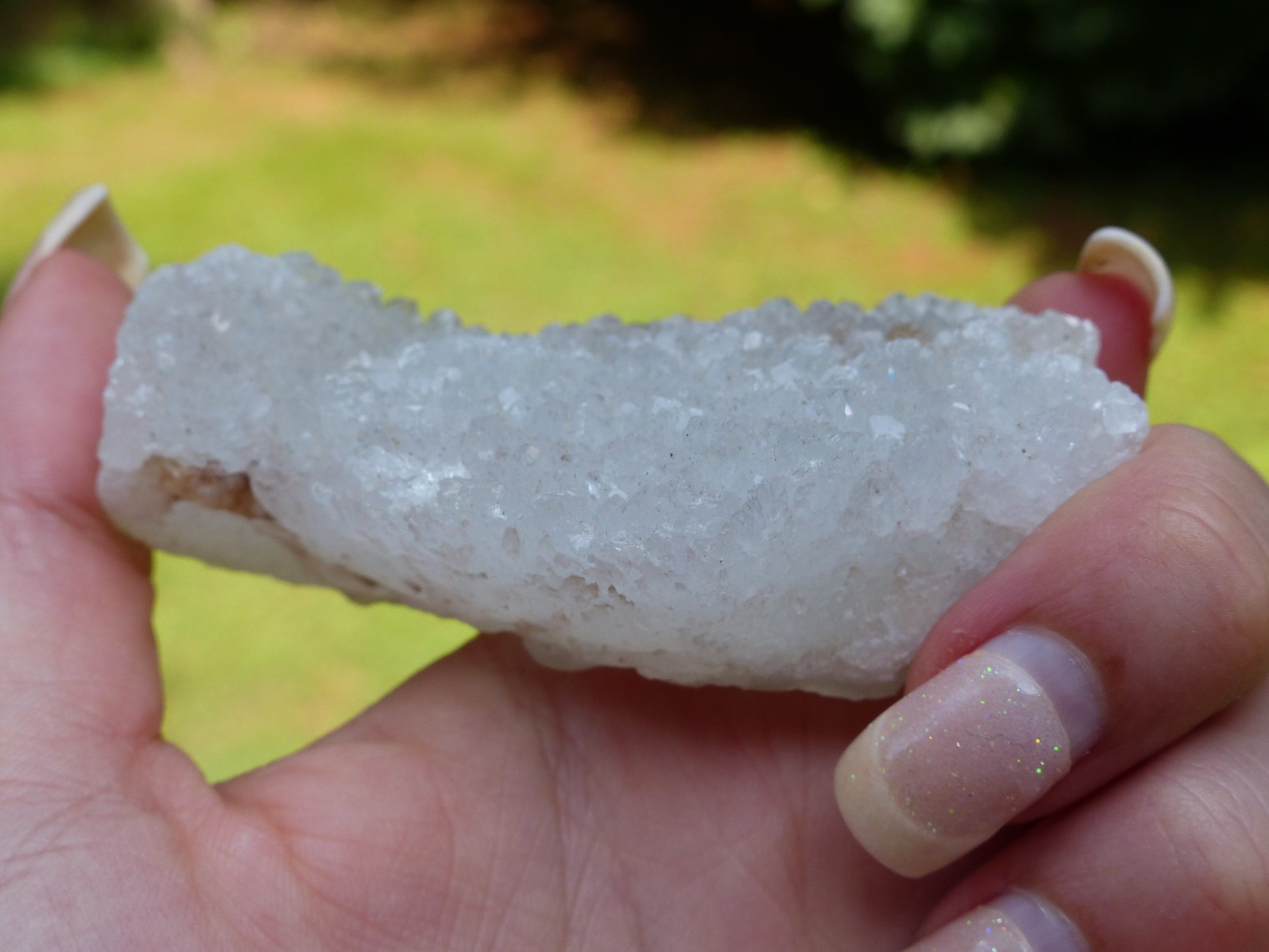 Anandalite Cluster, Natural Aurora Quartz Cluster - Simply Affinity