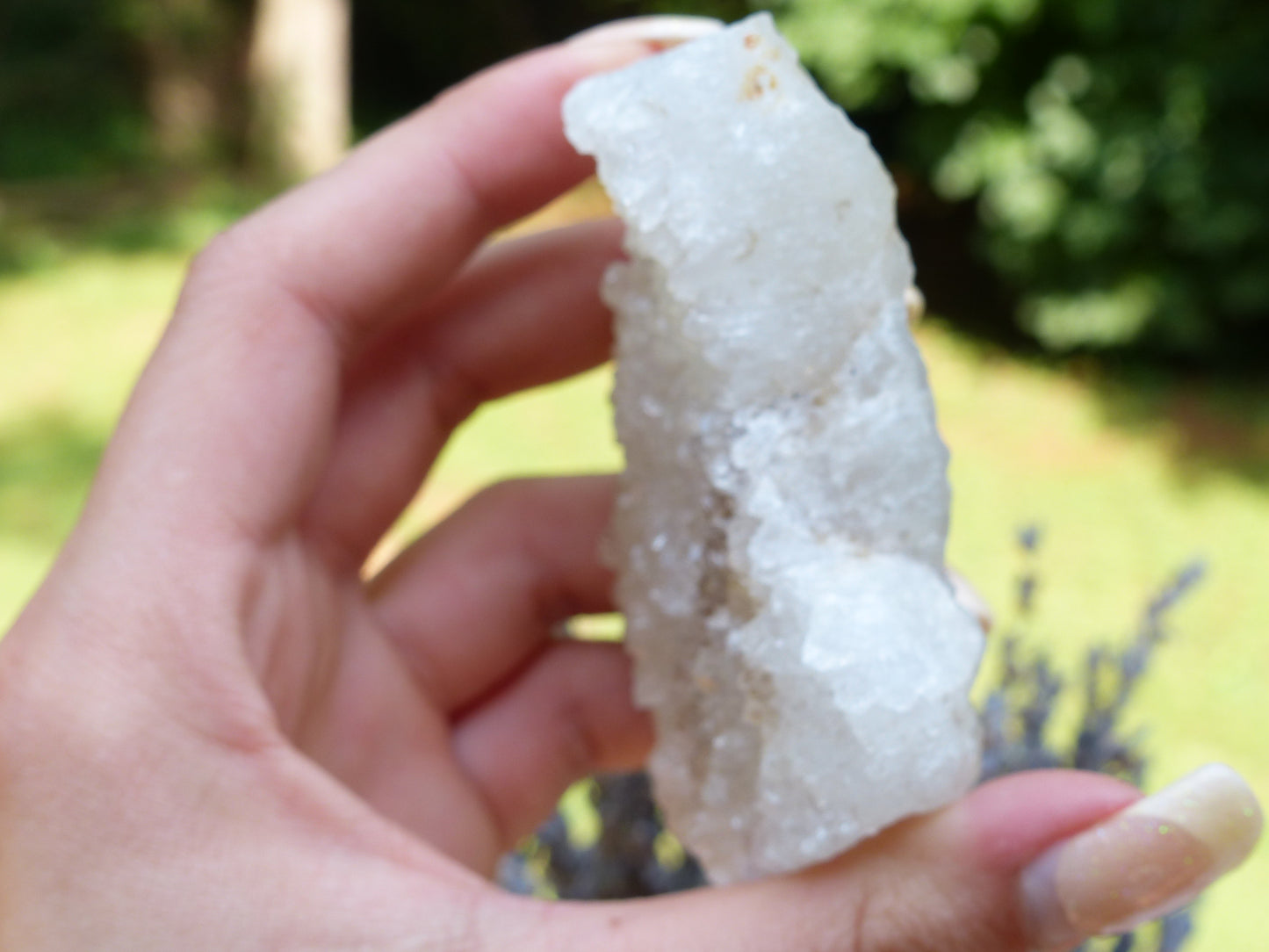 Anandalite Cluster, Natural Aurora Quartz Cluster - Simply Affinity