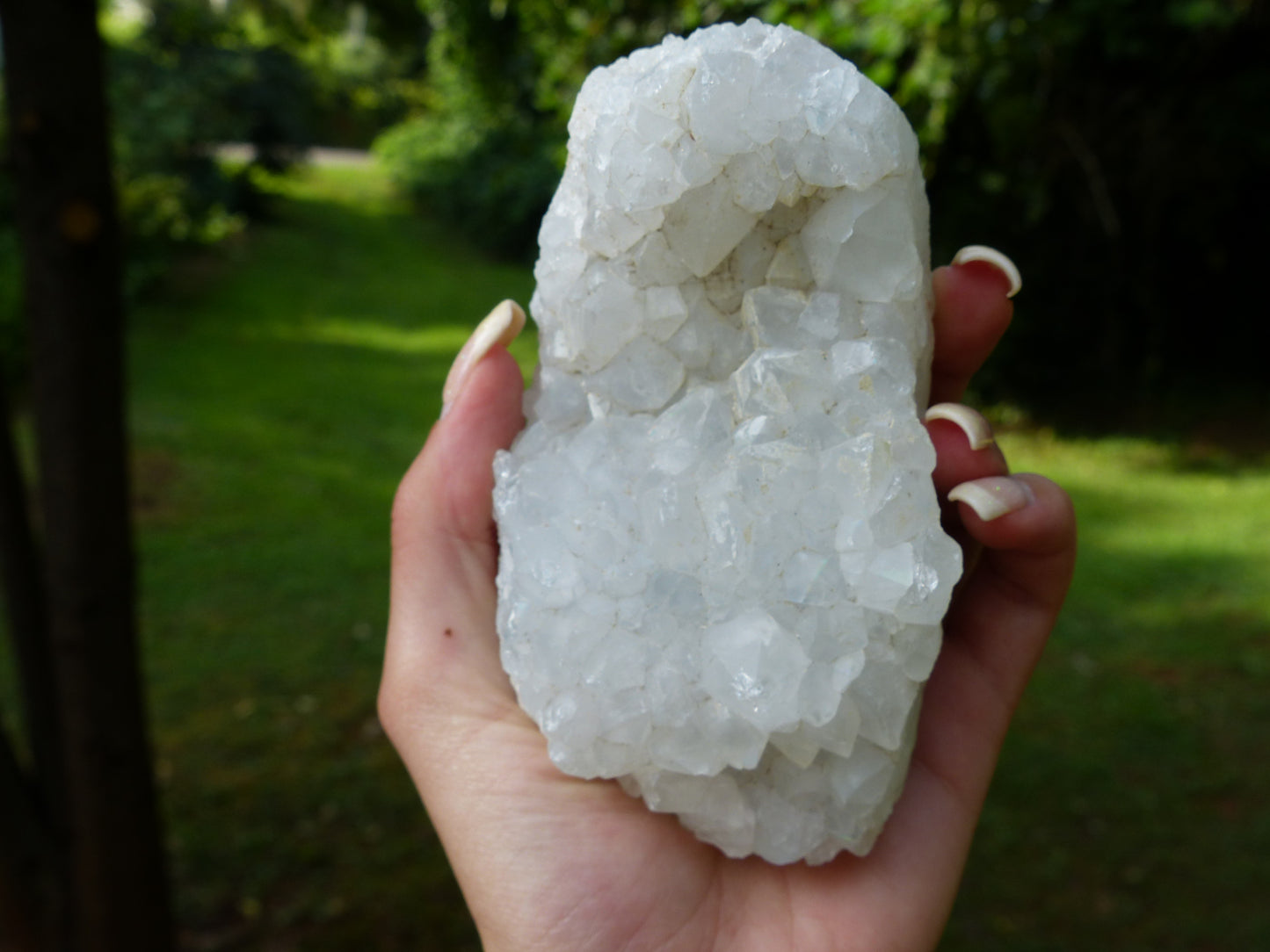Anandalite Cluster, Natural Aurora Quartz Cluster - Simply Affinity