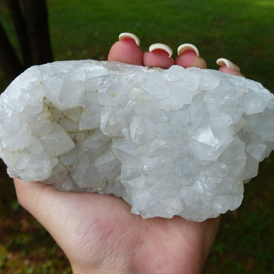 Anandalite Cluster, Natural Aurora Quartz Cluster - Simply Affinity