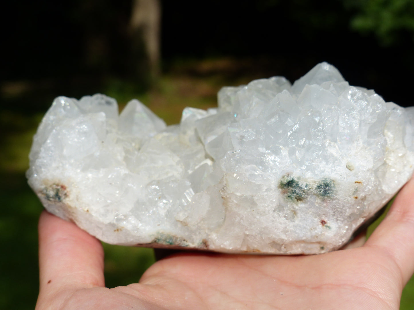 Anandalite Cluster, Natural Aurora Quartz Cluster - Simply Affinity