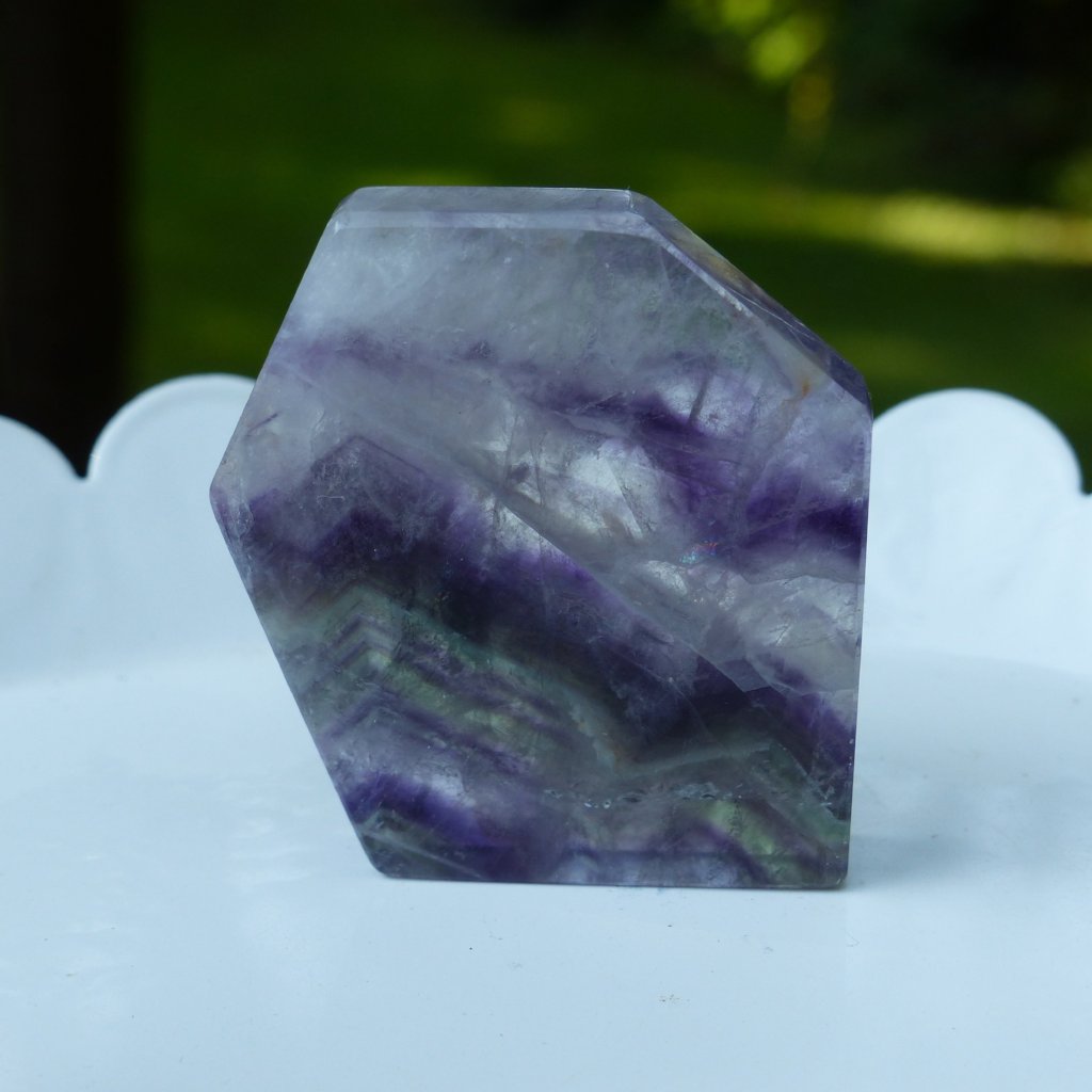 Fluorite Slab, Rainbow Fluorite Slab (#5)
