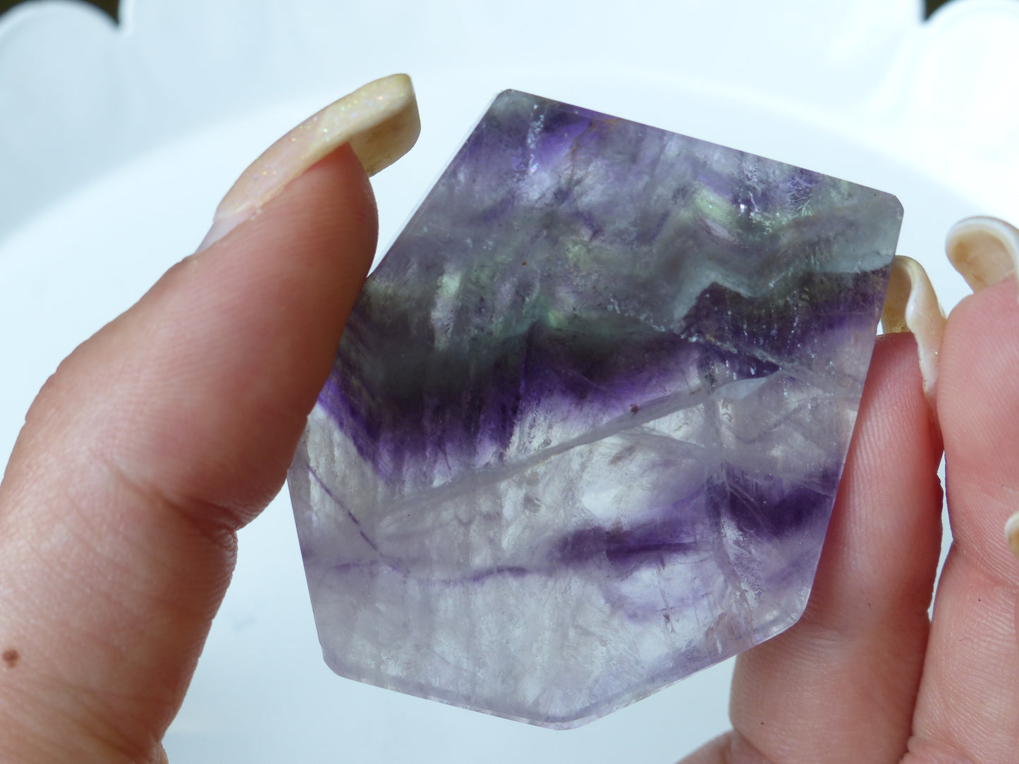 Fluorite Slab, Rainbow Fluorite Slab (#5)
