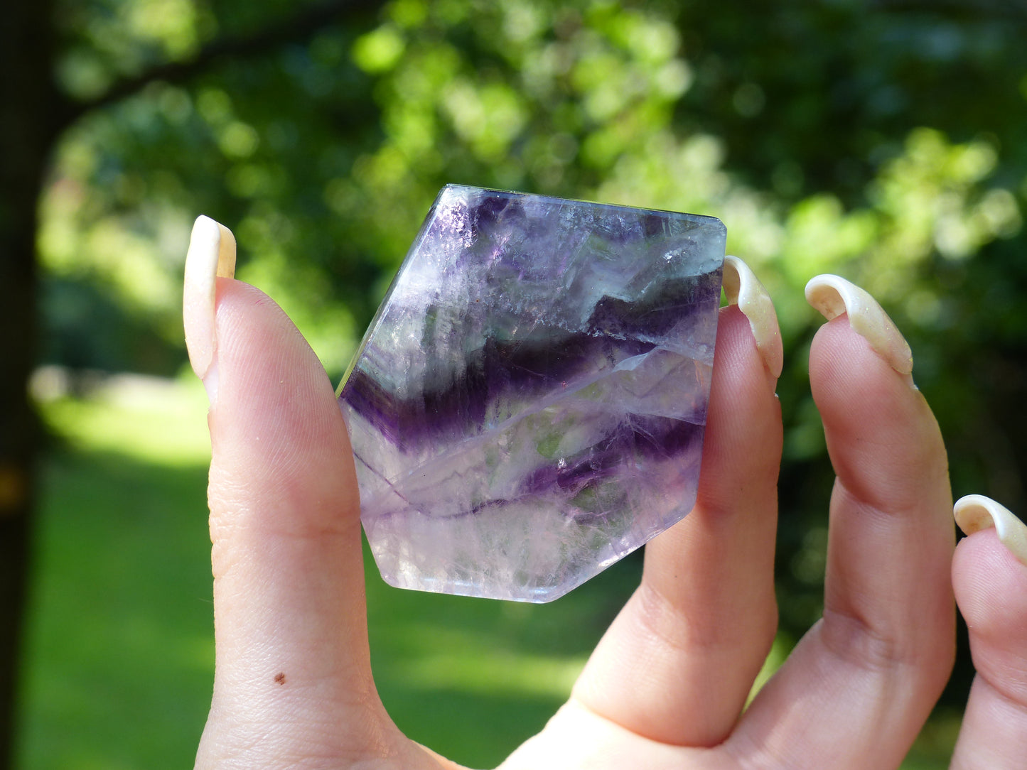 Fluorite Slab, Rainbow Fluorite Slab (#5)