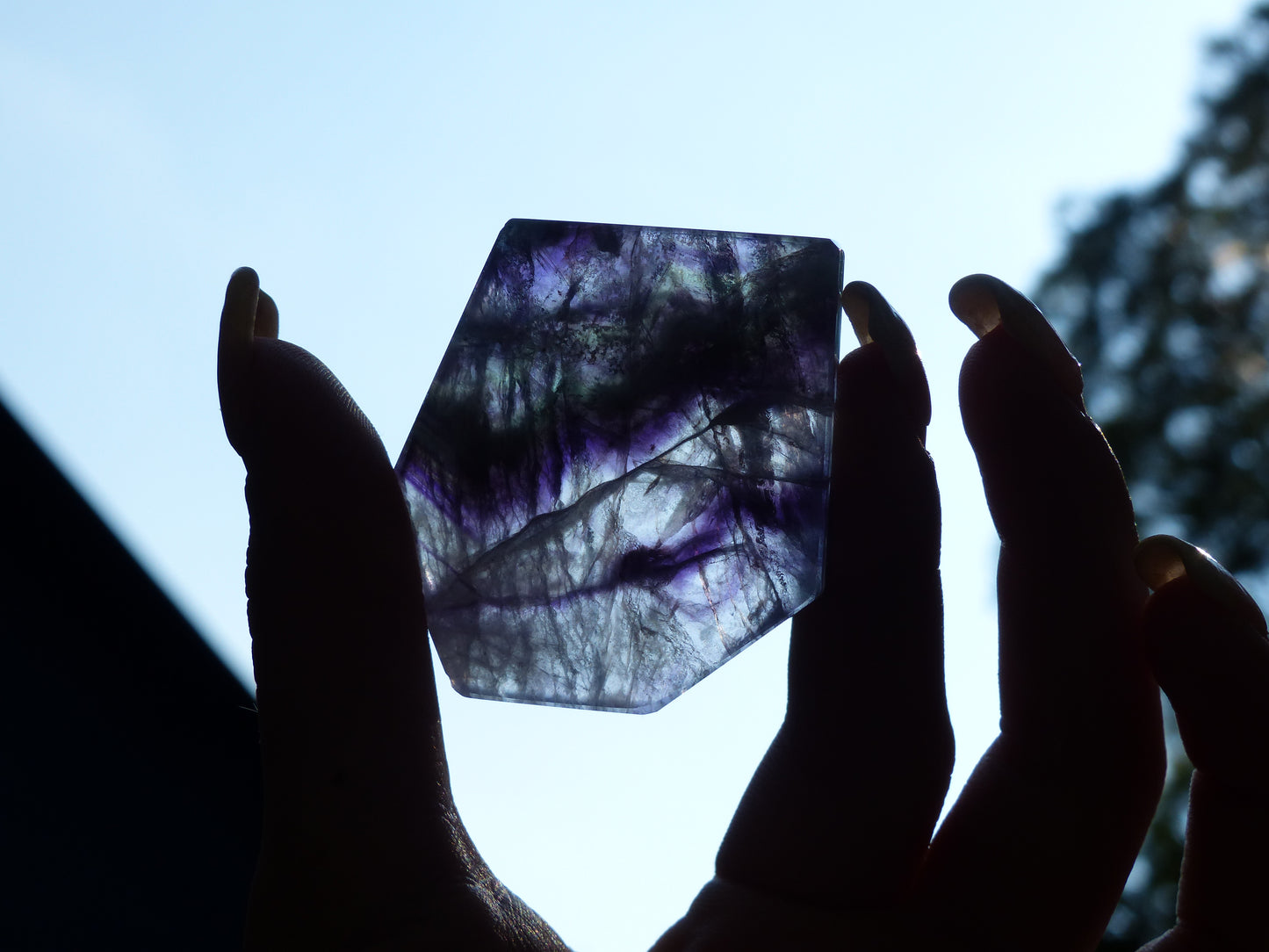 Fluorite Slab, Rainbow Fluorite Slab (#5)