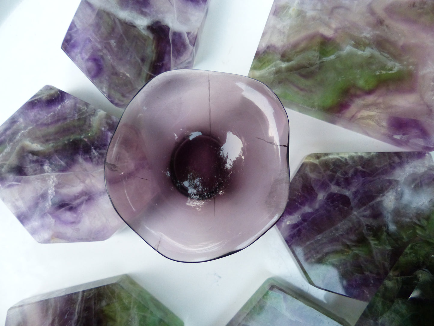 Fluorite Bowl, Purple Fluorite Bowl