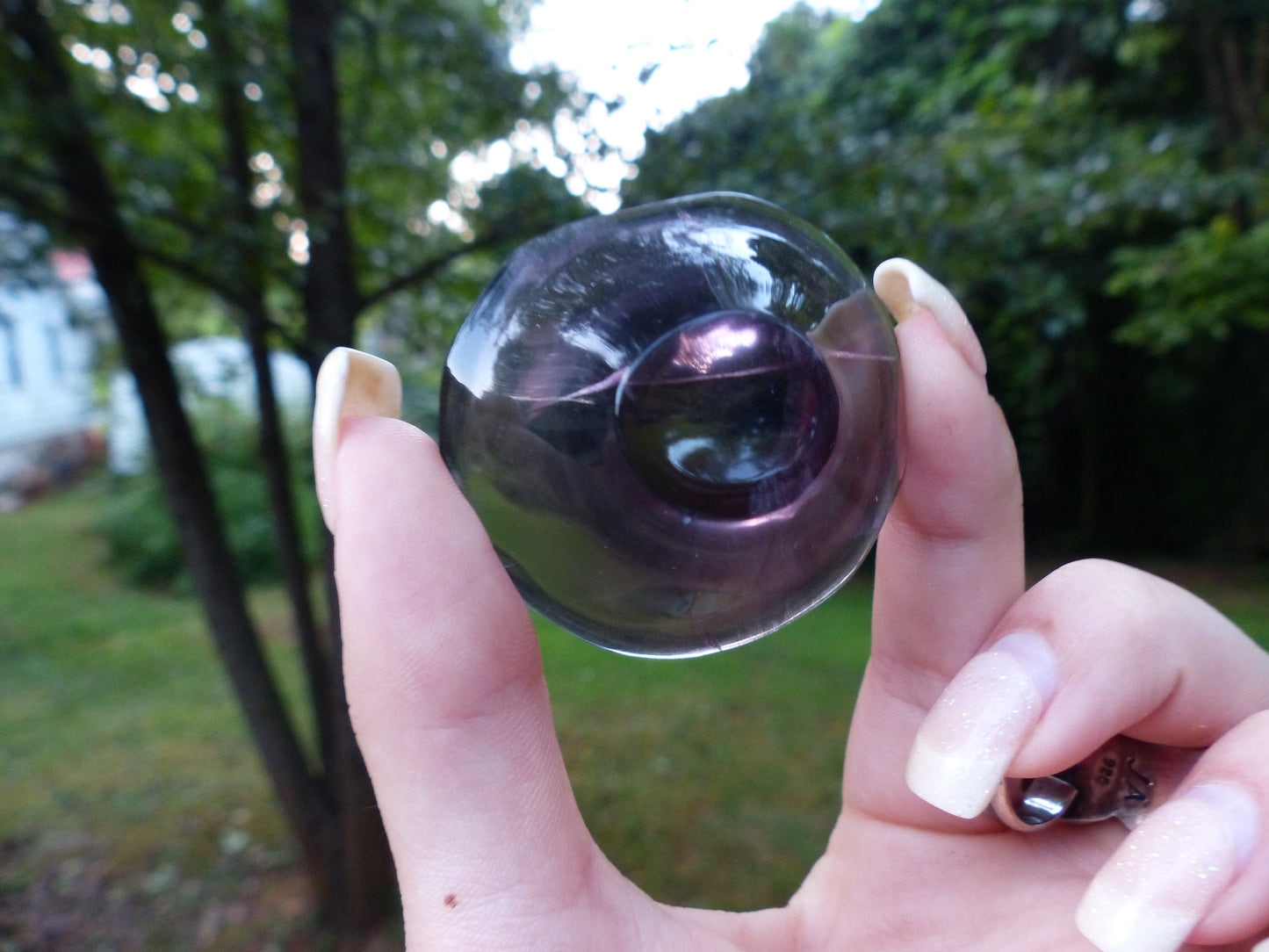 Fluorite Bowl, Purple Fluorite Bowl