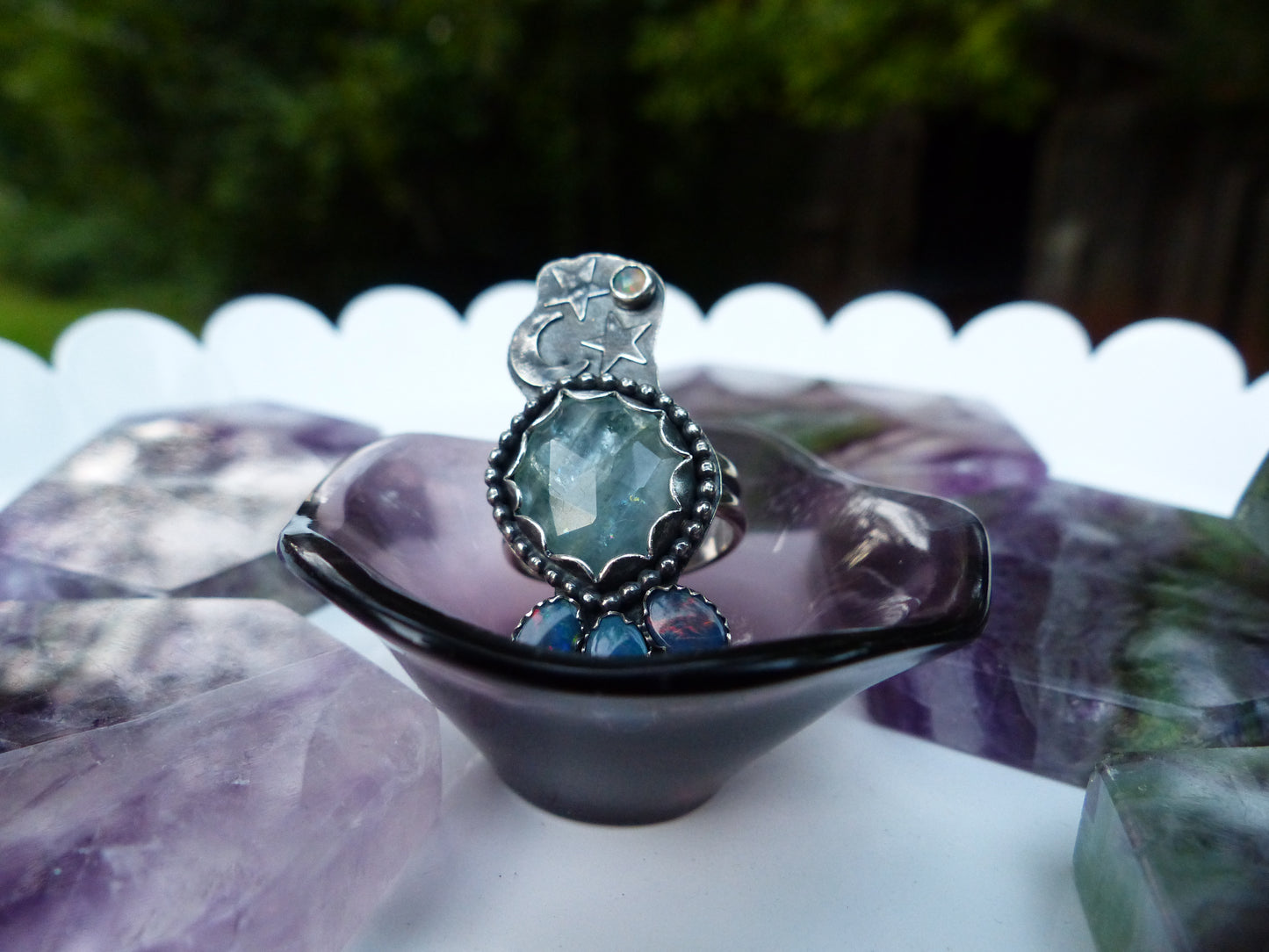 Fluorite Bowl, Purple Fluorite Bowl