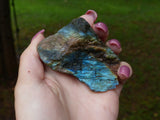 Labradorite Slab, Blue & Orange Labradorite (#2)