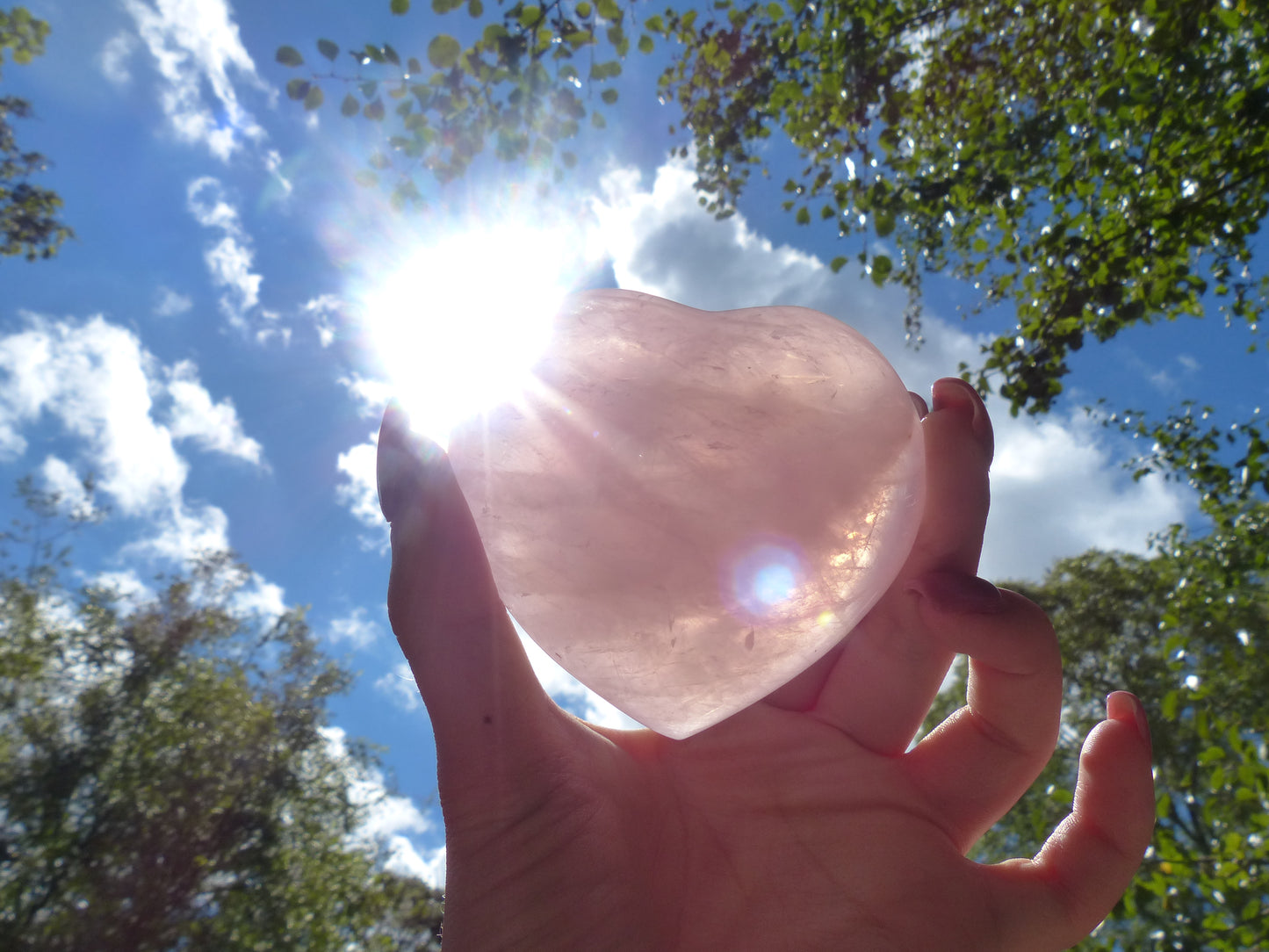 Rose Quartz Heart (#7)