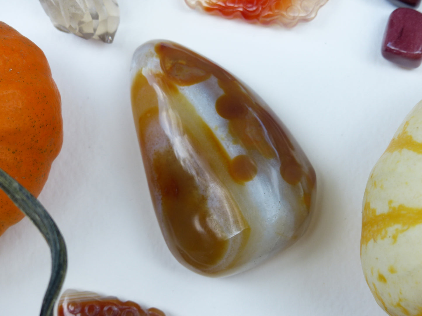Carnelian Palm Stone (#4)