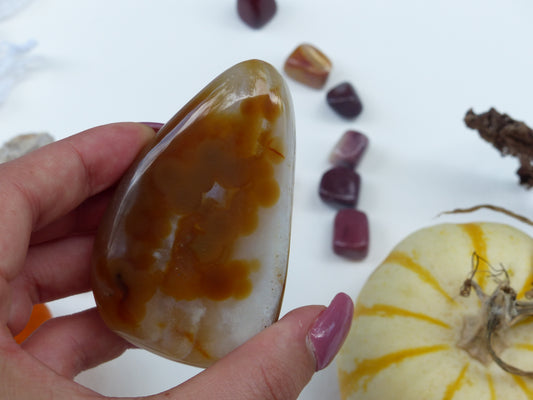 Carnelian Palm Stone (#4)