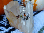 Baltic Amber Leaf Pendant in Sterling Silver