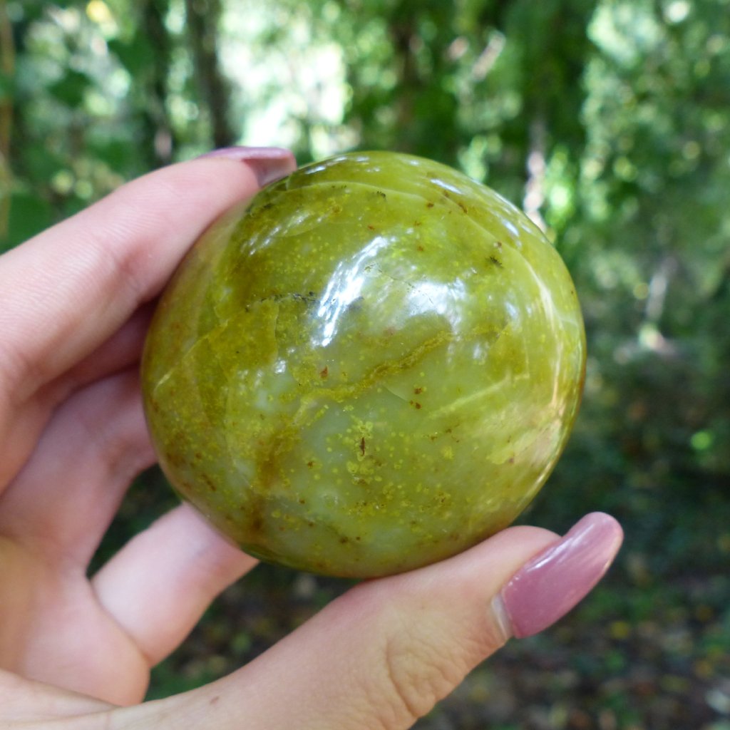 Green Opal Palm Stone (#5)