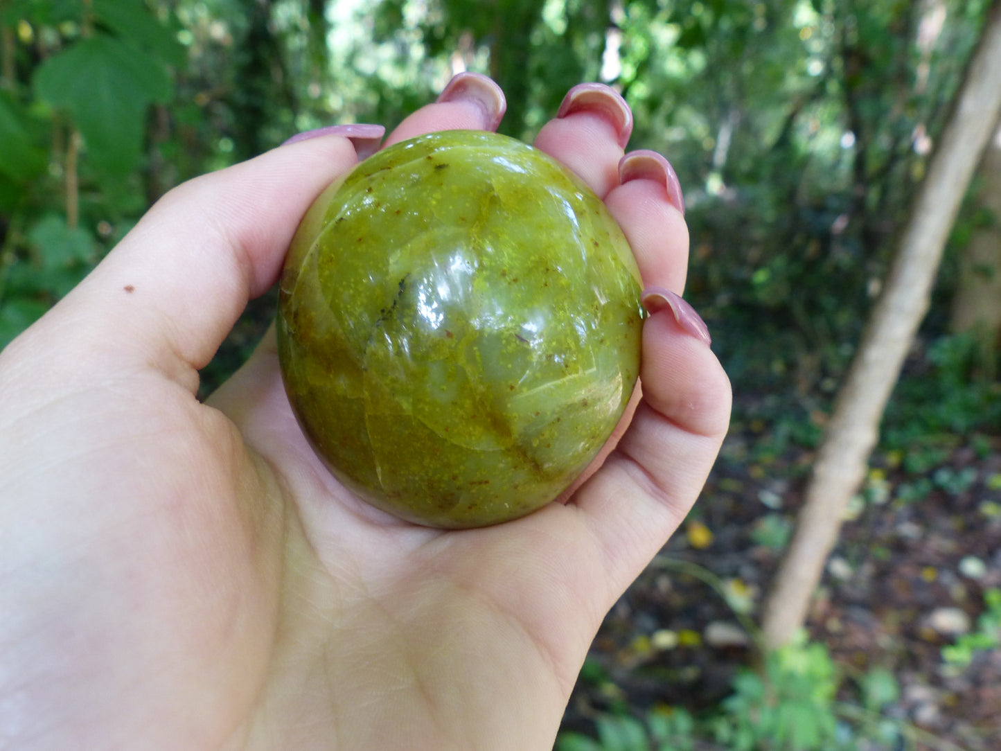 Green Opal Palm Stone (#5)