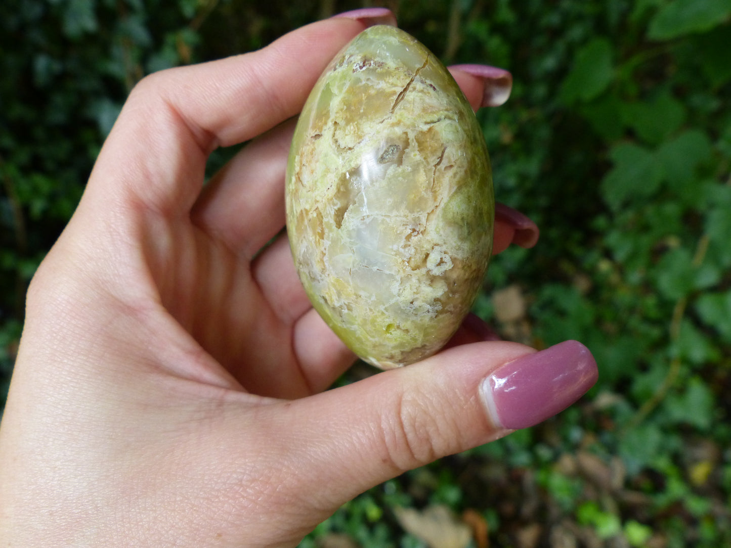 Green Opal Palm Stone (#6)