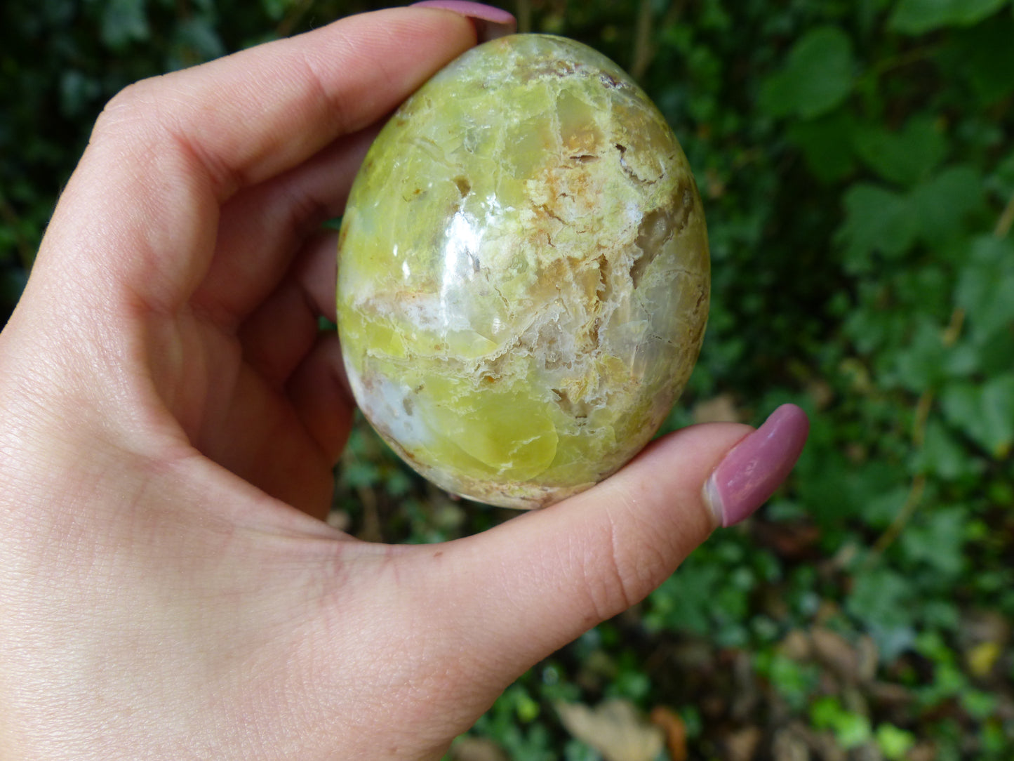 Green Opal Palm Stone (#6)