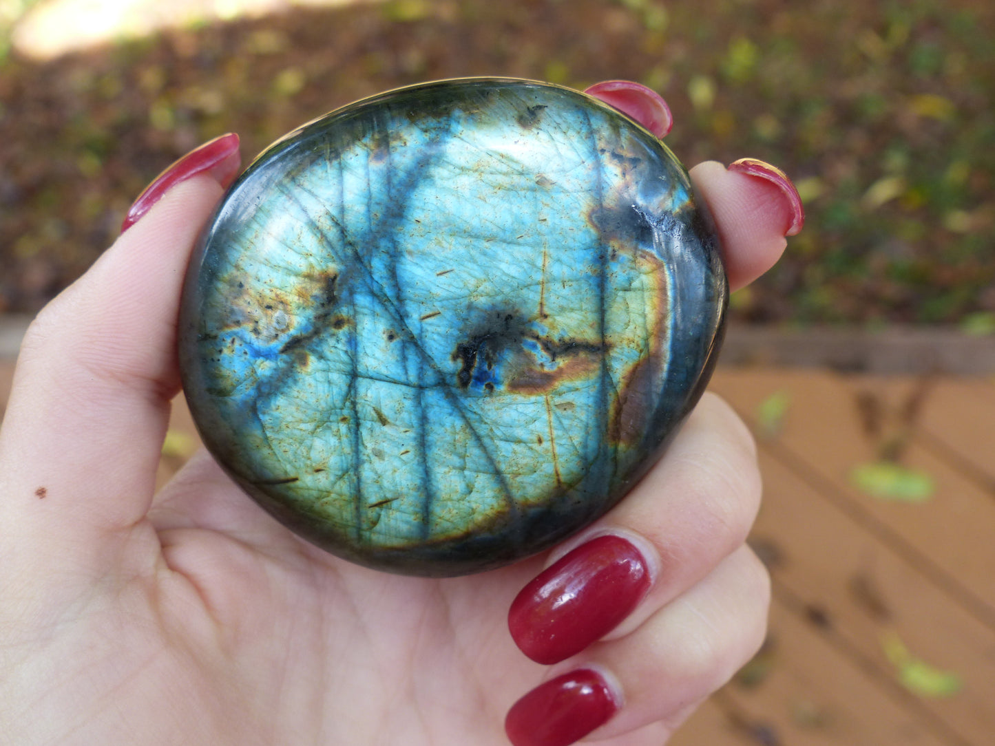 Labradorite Palm Stone (#32)