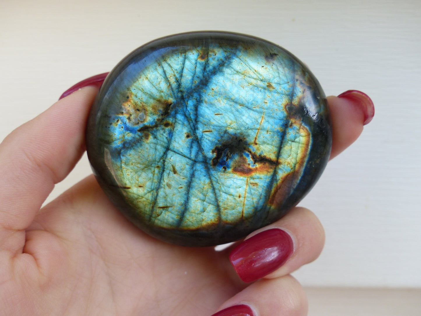 Labradorite Palm Stone (#32)