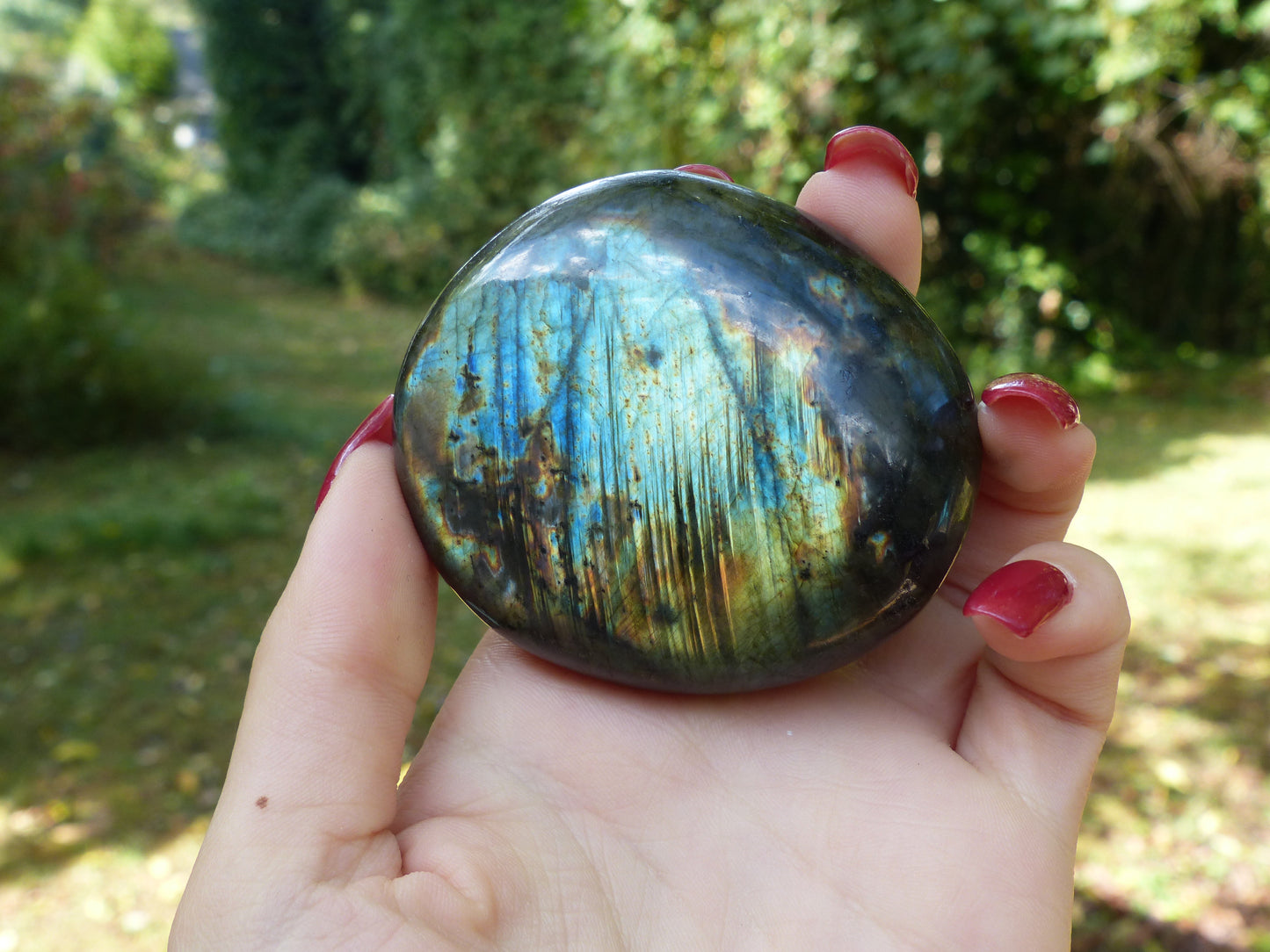 Labradorite Palm Stone (#32)