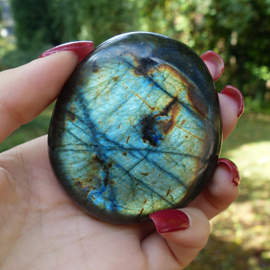 Labradorite Palm Stone (#32)
