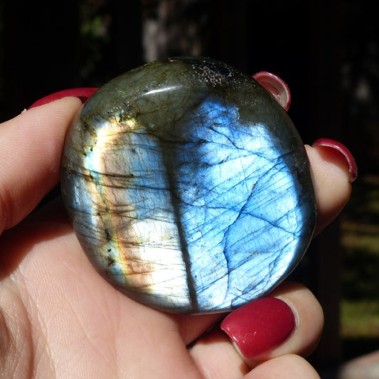 Labradorite Palm Stone (#40)