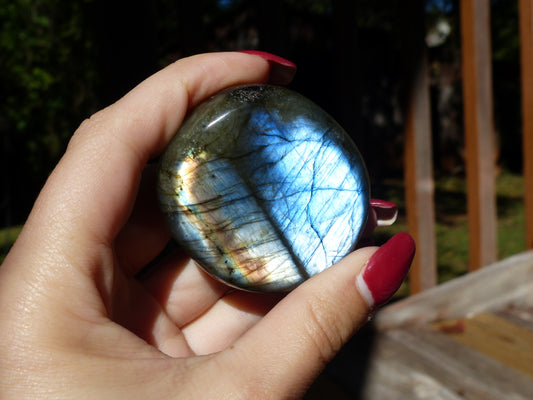 Labradorite Palm Stone (#40)