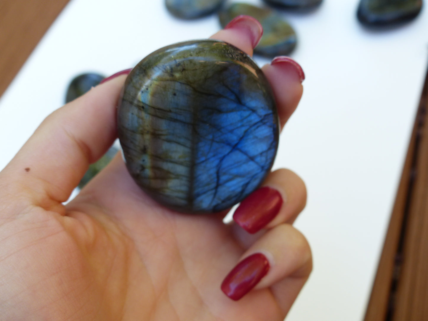 Labradorite Palm Stone (#40)