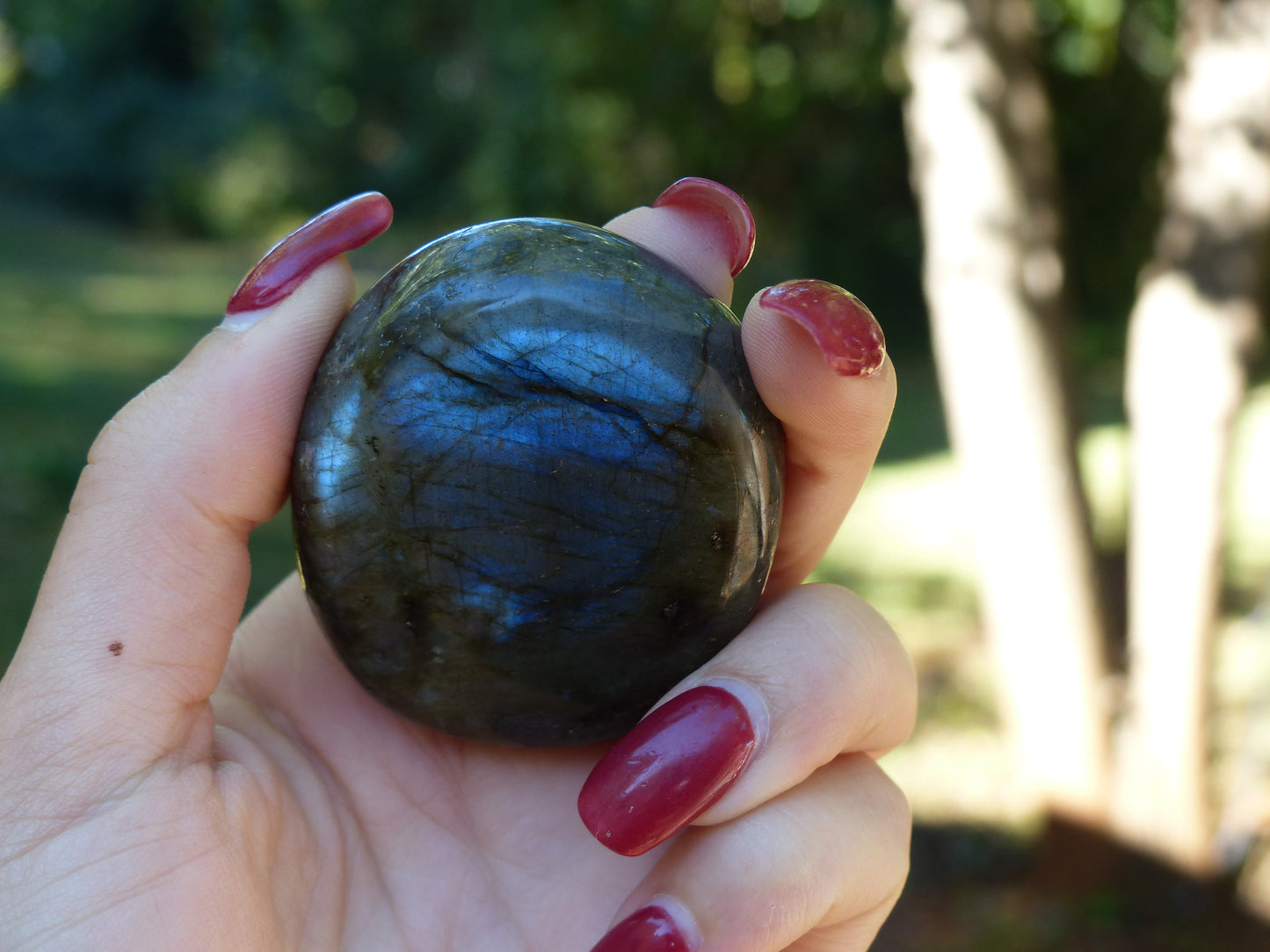 Labradorite Palm Stone (#40)