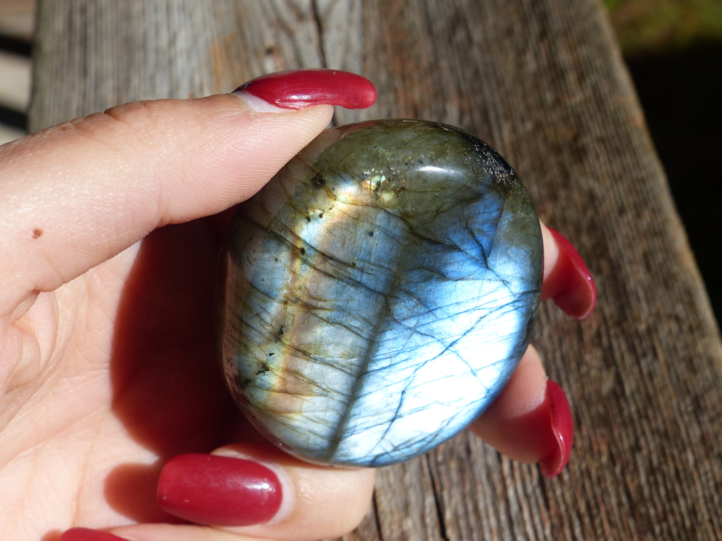 Labradorite Palm Stone (#40)